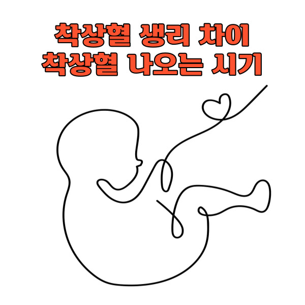 착상혈 나오는 시기