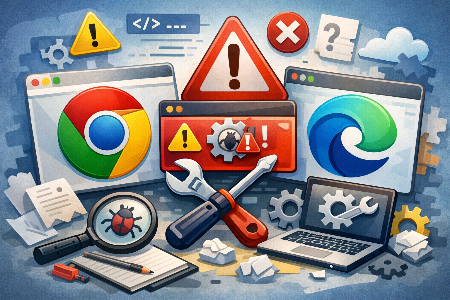 스크립트 오류 해결 방법 : 구글 크롬과 엣지에서 쉽게 해결하는 7가지 방법 관련 사진