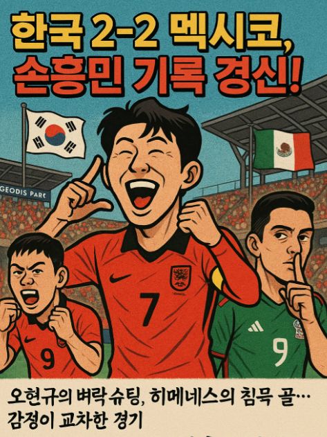 한국 대 멕시코 평가전 결과 리뷰