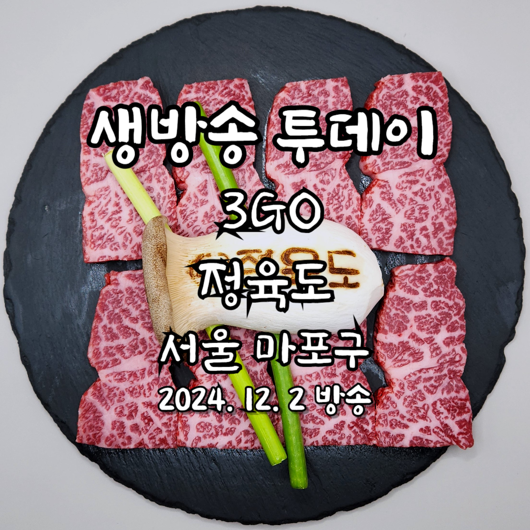 생방송 투데이 보고 먹고 즐기고 3GO 정육도