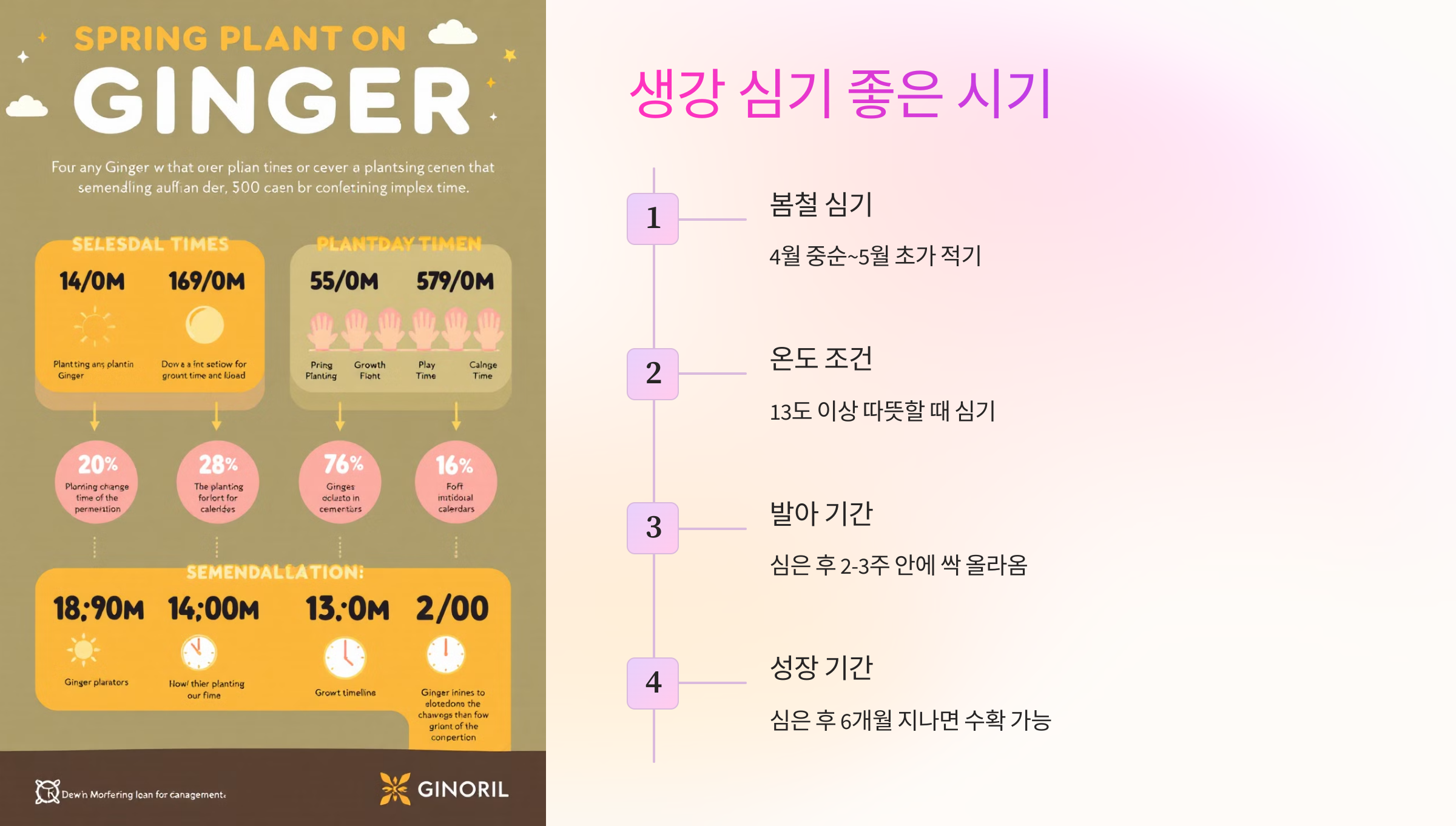📅 생강 심기 좋은 시기