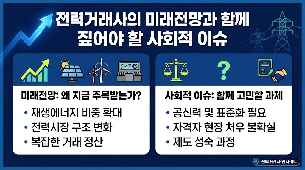 전력거래사의 미래전망과 함께 짚어야 할 사회적 이슈