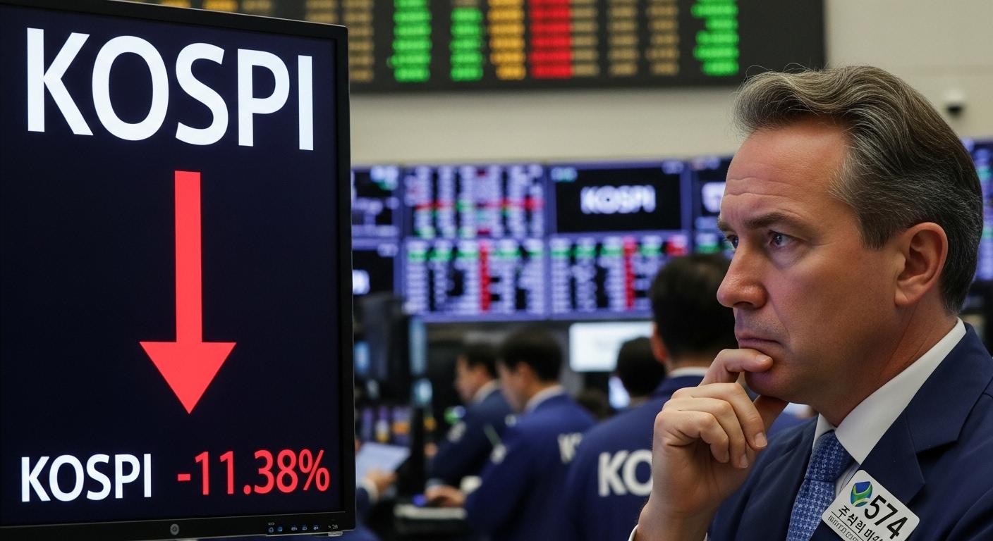 코스피 역대 최대 하락