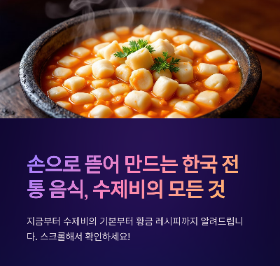 초보도 따라하기 쉬운 수제비 관련 사진
