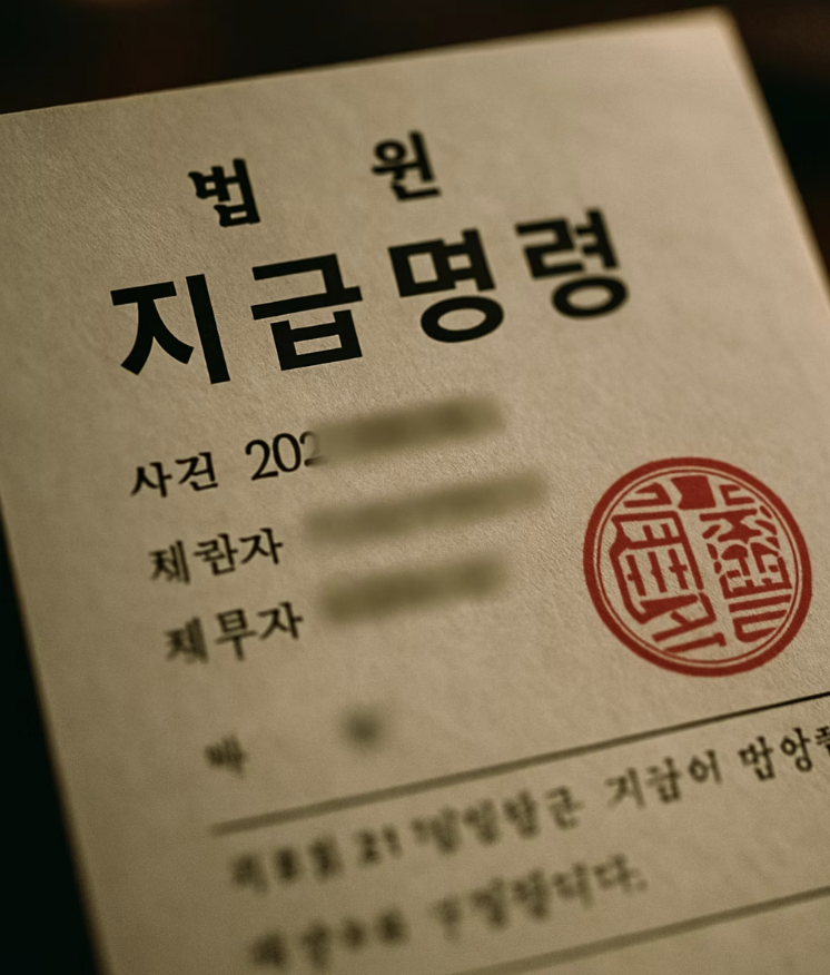 빠르고 저렴한 해결책, 지급명령