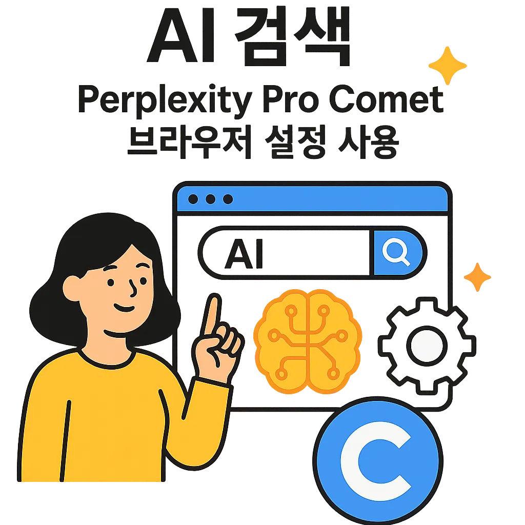 AI 검색 Perplexity Pro Comet 웹 브라우저 설정 사용 방법