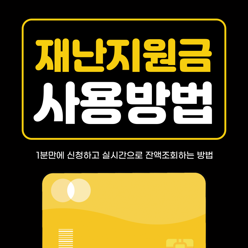 코로나 상생 국민지원금 사용방법