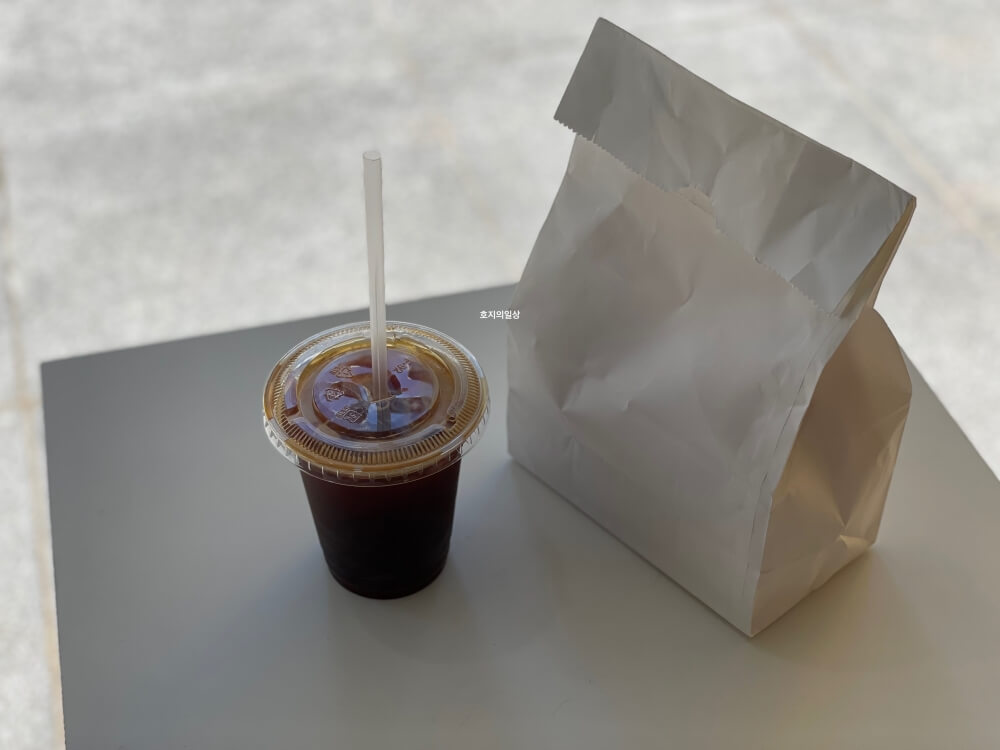 카카오 판교 아지트 신상 카페 플링크 판교 - 주문한 메뉴