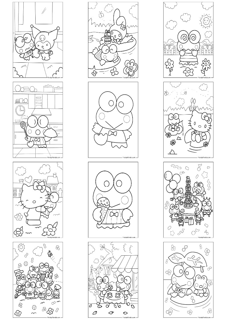 케로피 색칠공부 도안