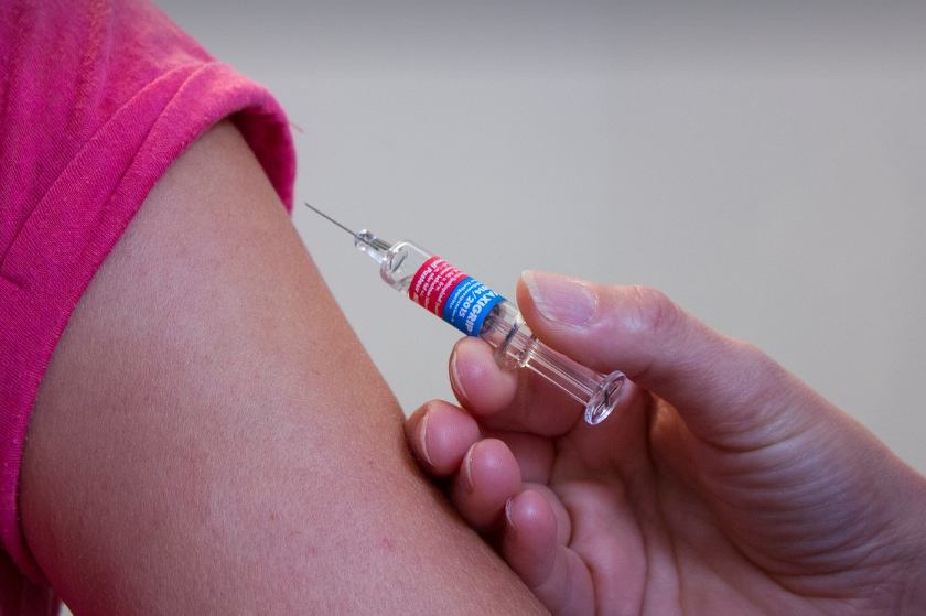 예방접종의 모습