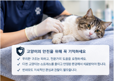 고양이 학대가 의심될 때 어떻게 해야 할까? 발견부터 신고까지 알아두기