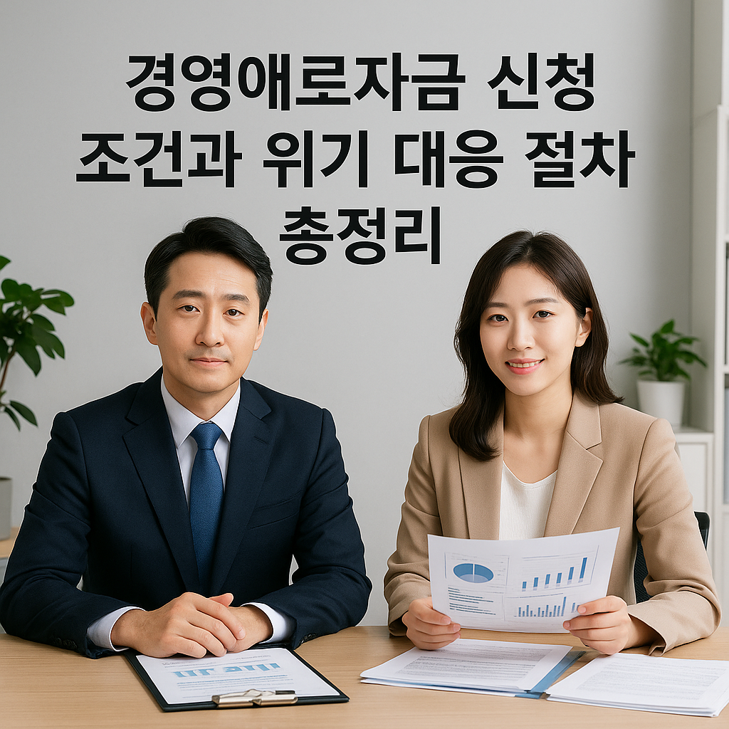 경영애로자금 신청 조건과 위기 대응 절차 총정리