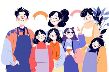 특별채무조정패키지를 신청 후 웃고있는 소상공인들