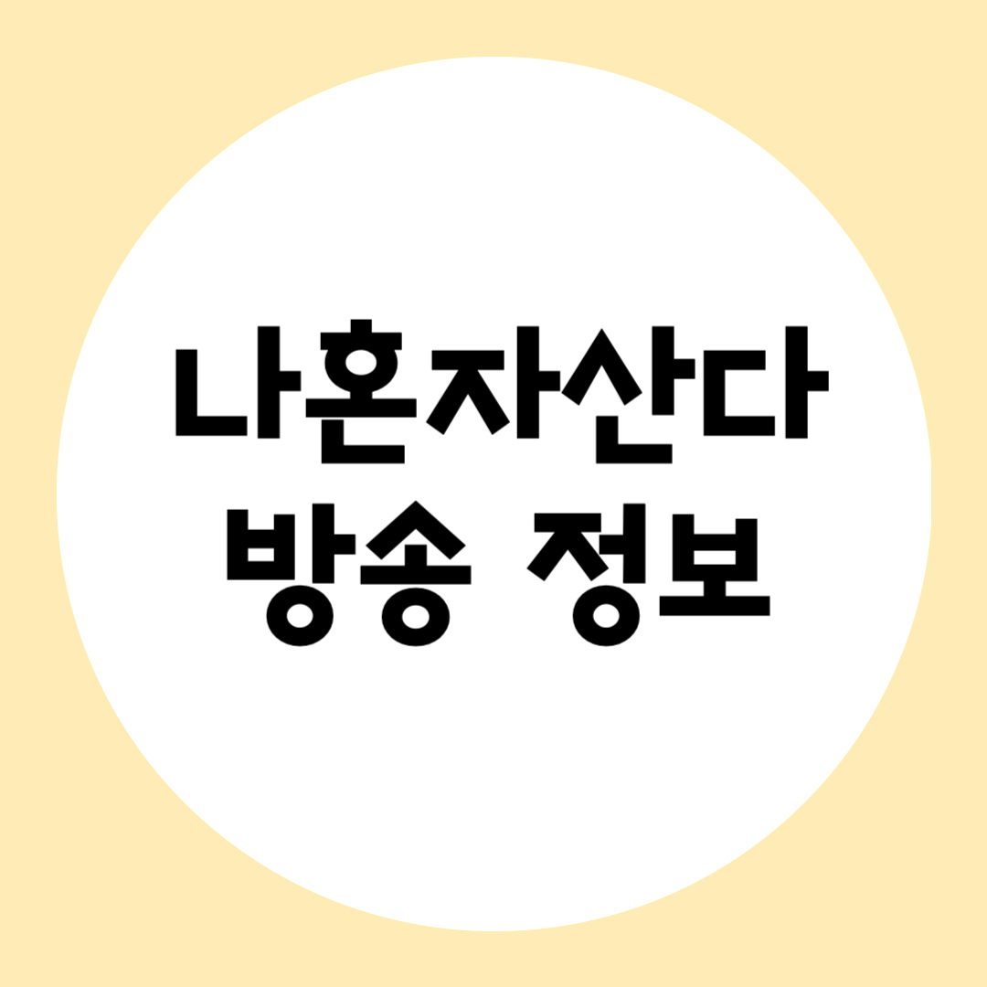 나혼자산다