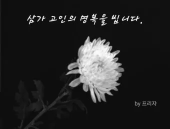 삼가고인의명복을빕니다의 뜻과 띄어쓰기 한문 표기_24