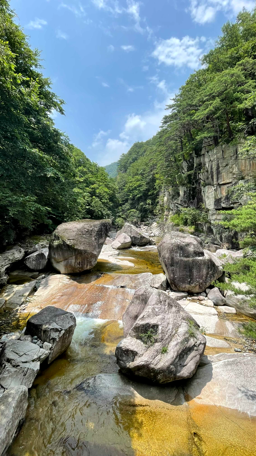 쌍폭포 가는 길은 신선여행