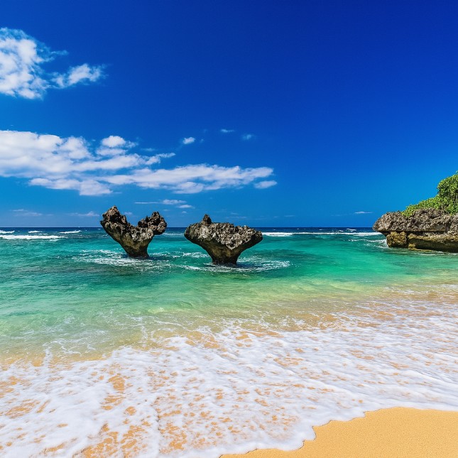 오키나와 고우리섬과 고우리대교