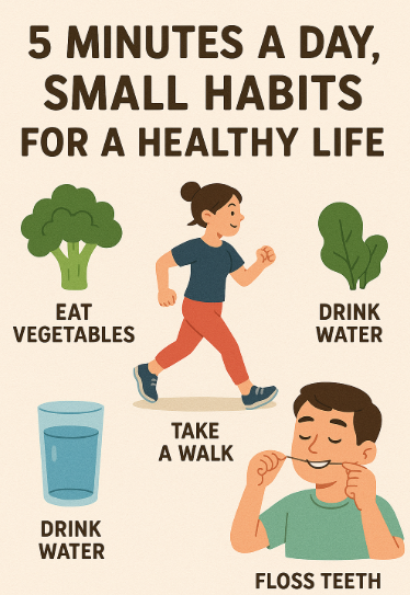 하루 5분 건강한 생활을 위한 사진