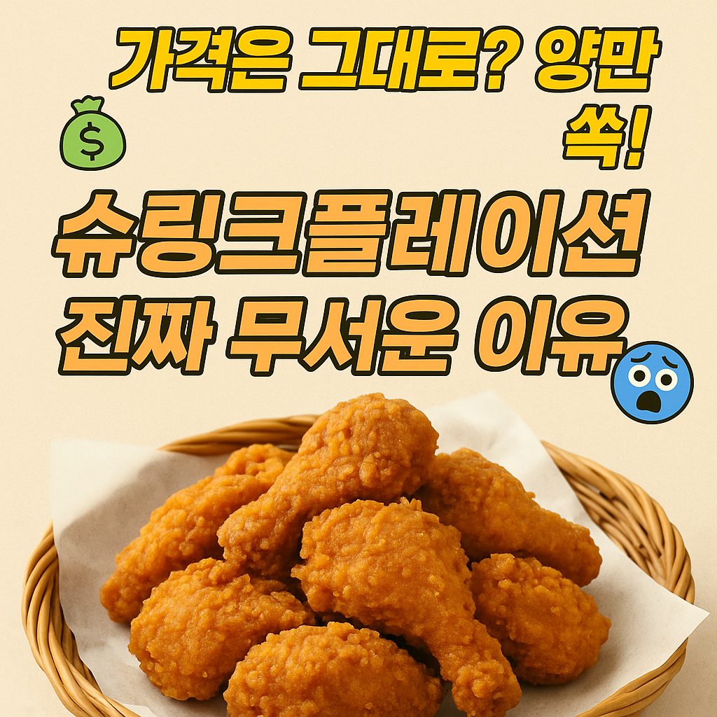 치킨으로 알아보는 슈링크플레이션