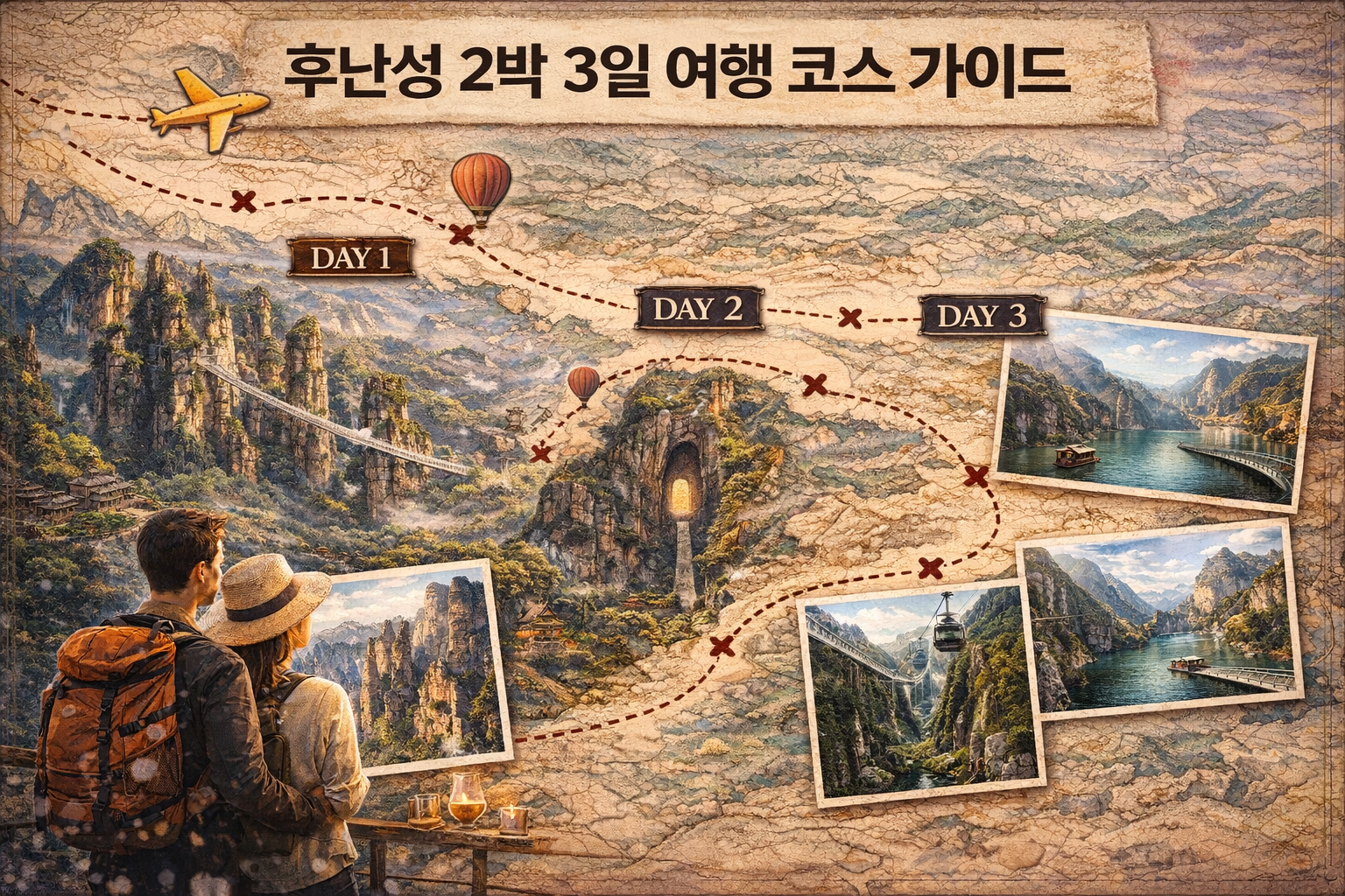 후난성 2박 3일 여행 코스 사진