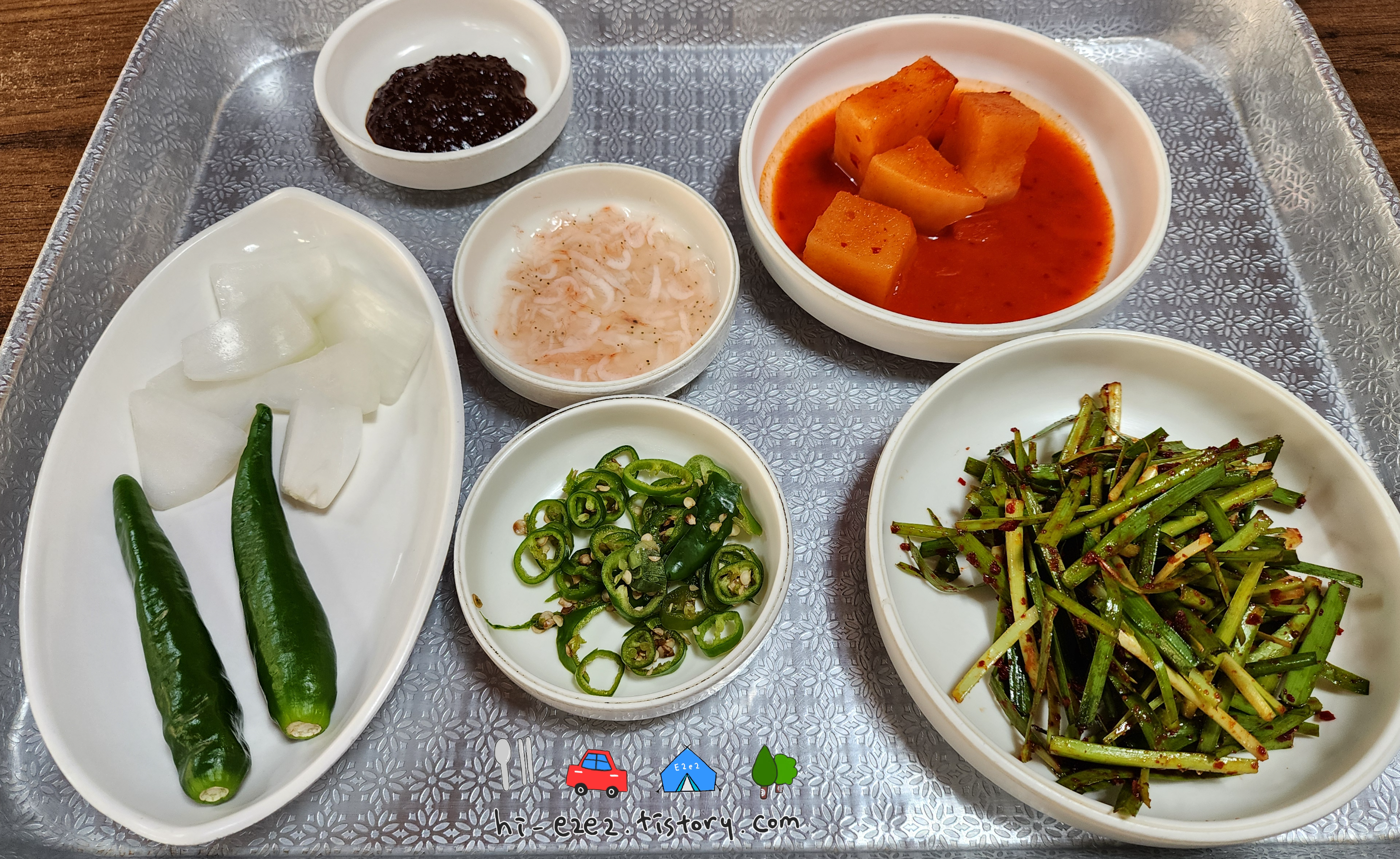 김제 조영만 벌떡순대국 밑반찬