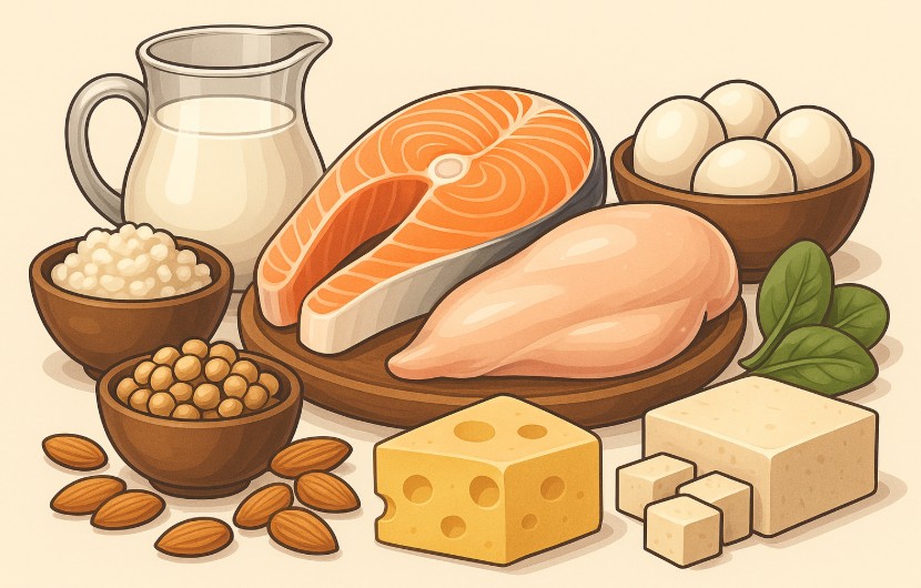 단백질 섭취와 다이어트 효과 사진