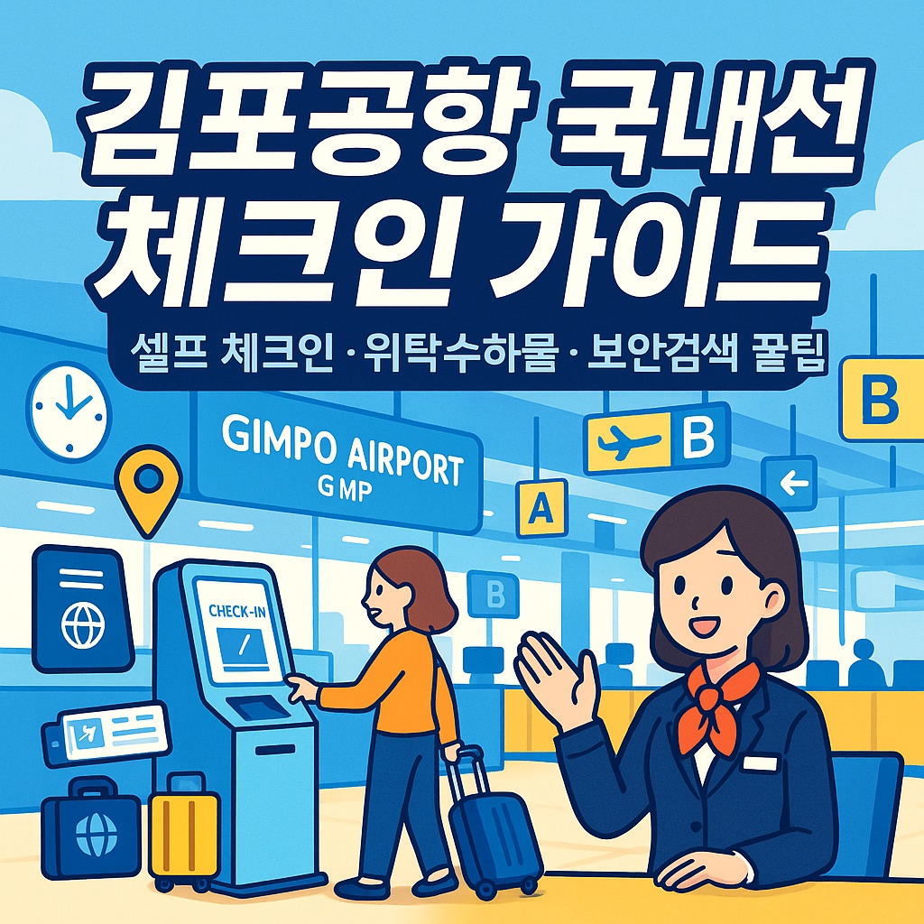 김포공항 국내선 체크인 완벽 가이드
