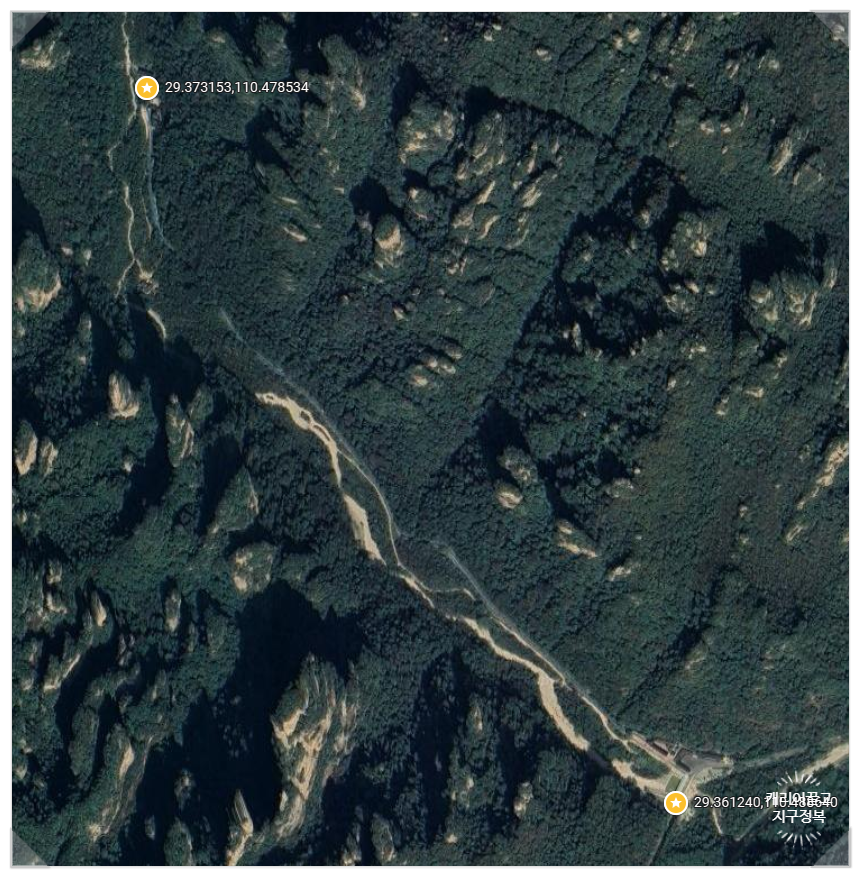 장가계 무릉원 풍경구 십리화랑