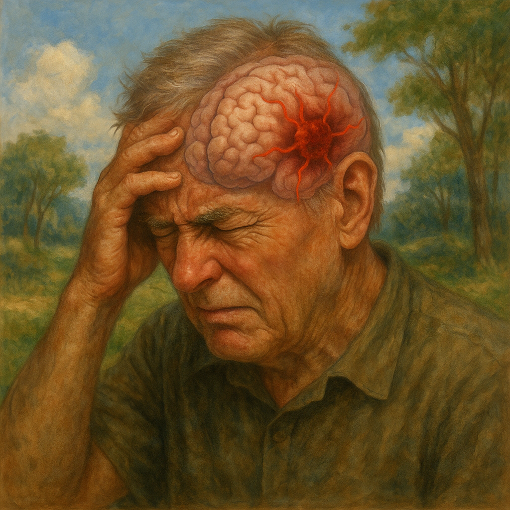 건강하게 오래오래 살도록 하자 (뇌경색 이미지)