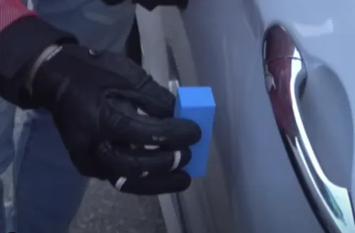 문콕 방지 스펀지 효과