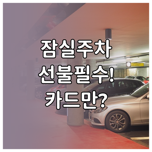 잠실 종합운동장 주차장 선불제 운영 ..