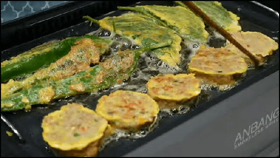 동그랑땡, 고추전, 깻잎전