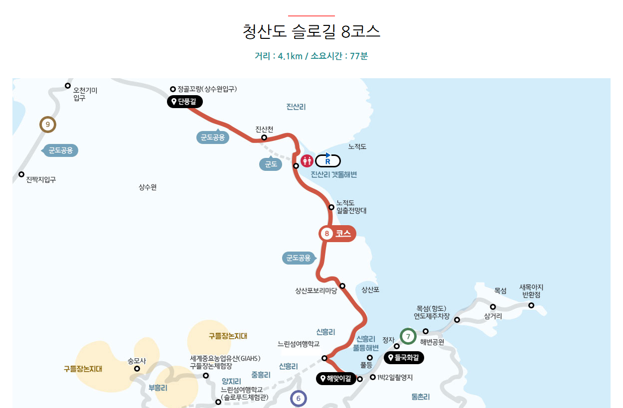 청산도 슬로길 8 코스