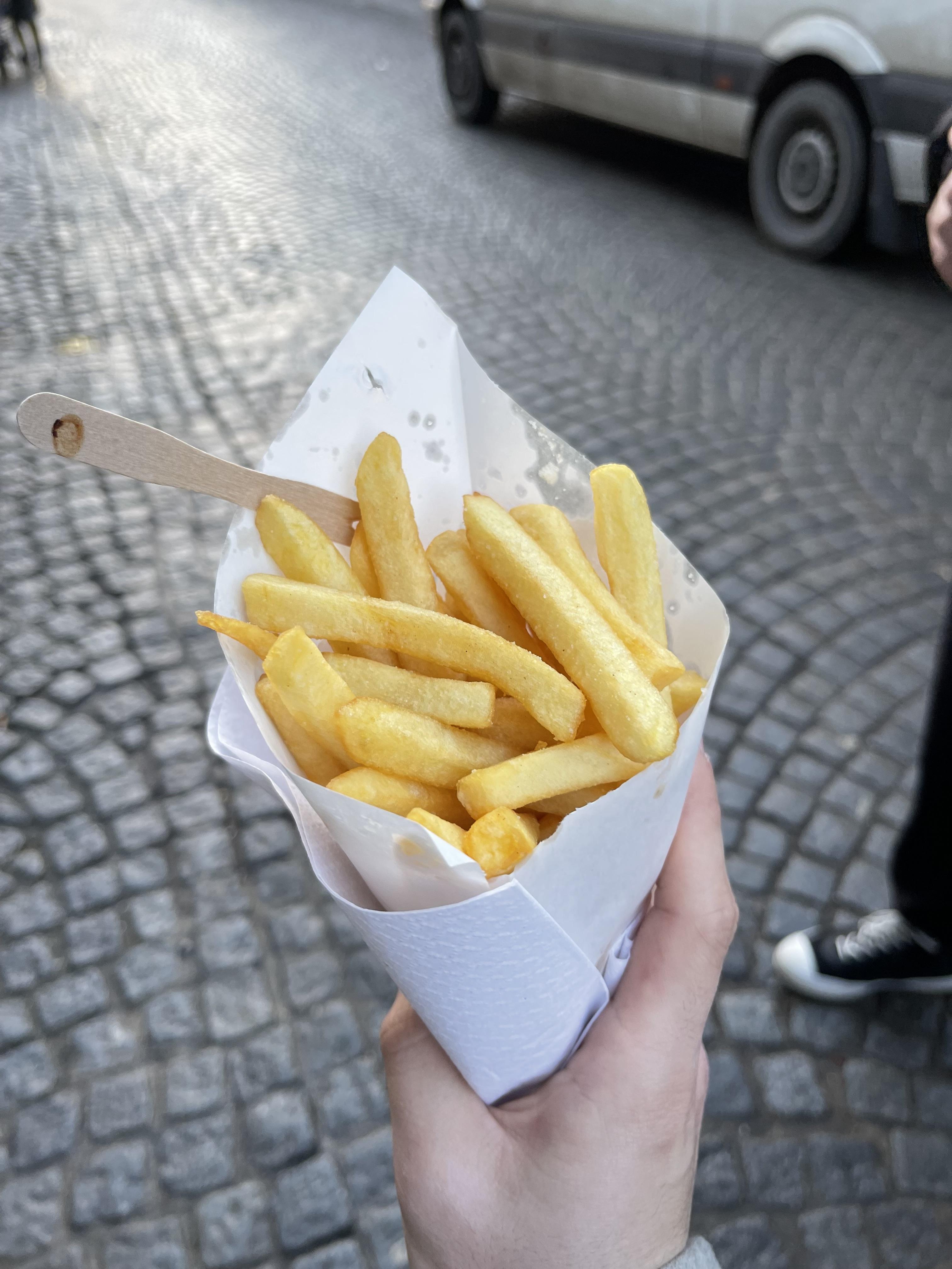 벨기에 브뤼허 감자튀김