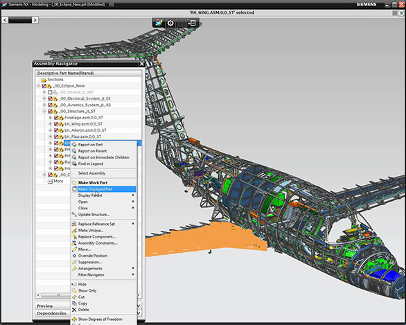 ㈜스페이스솔루션 항공기 모델링 사진