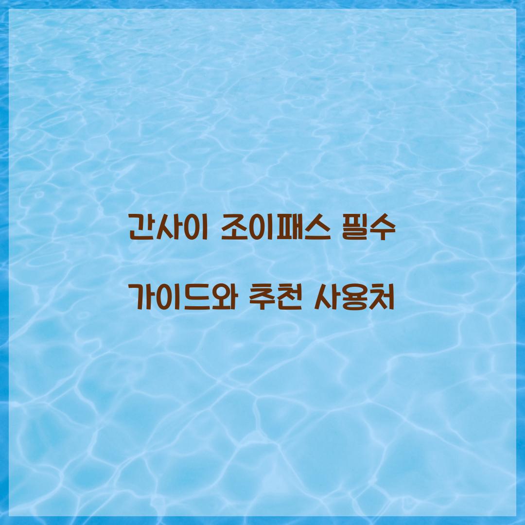 간사이 조이패스