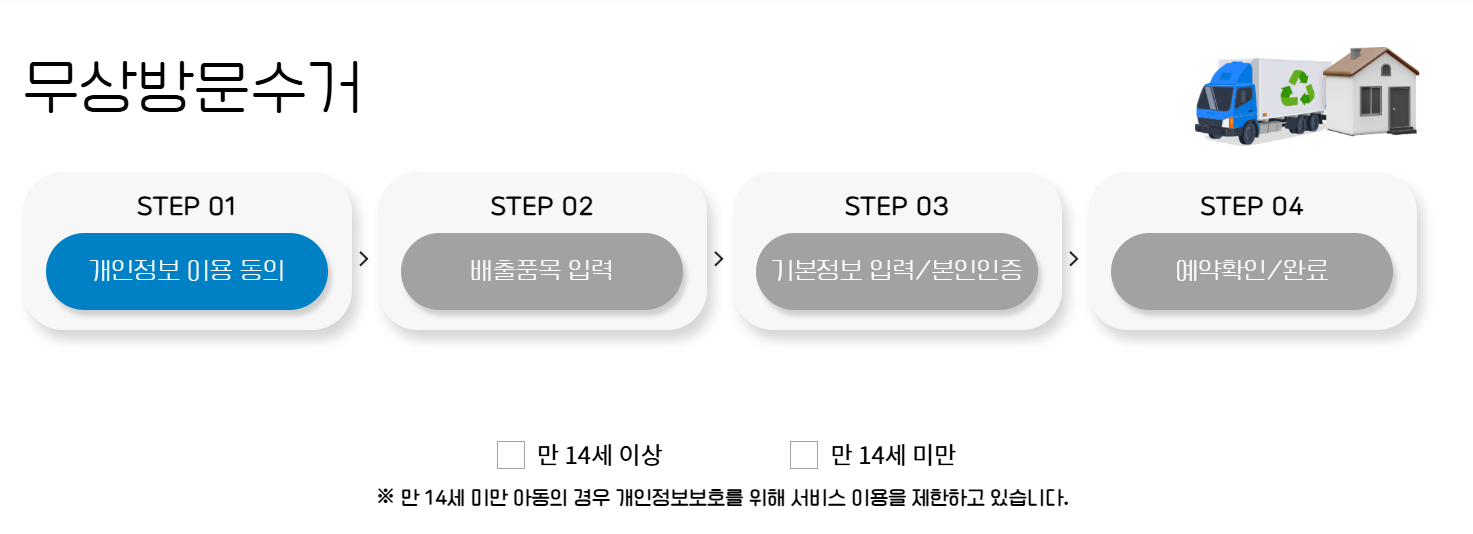 폐가전무료수거 신청방법 품목 예약방법