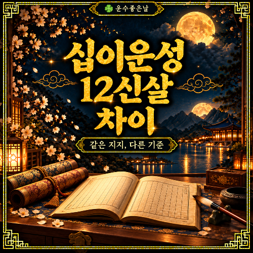 십이운성·12신살-차이