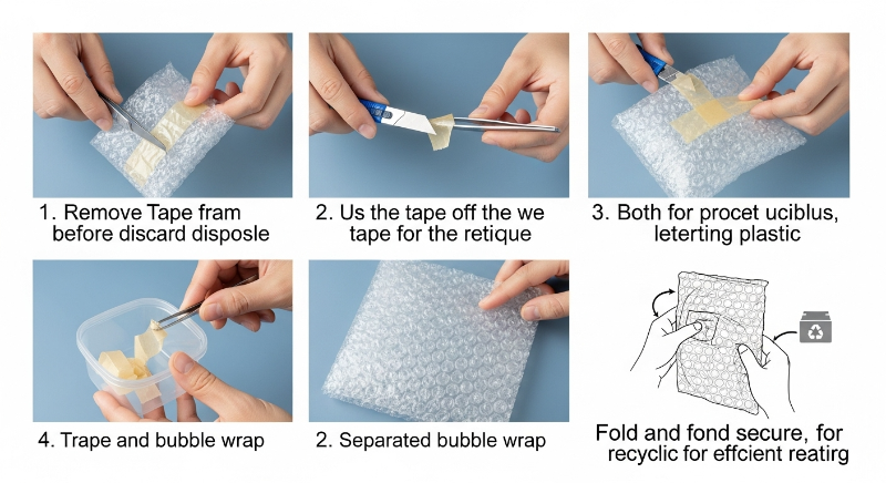 접착제/테이프 제거 필수