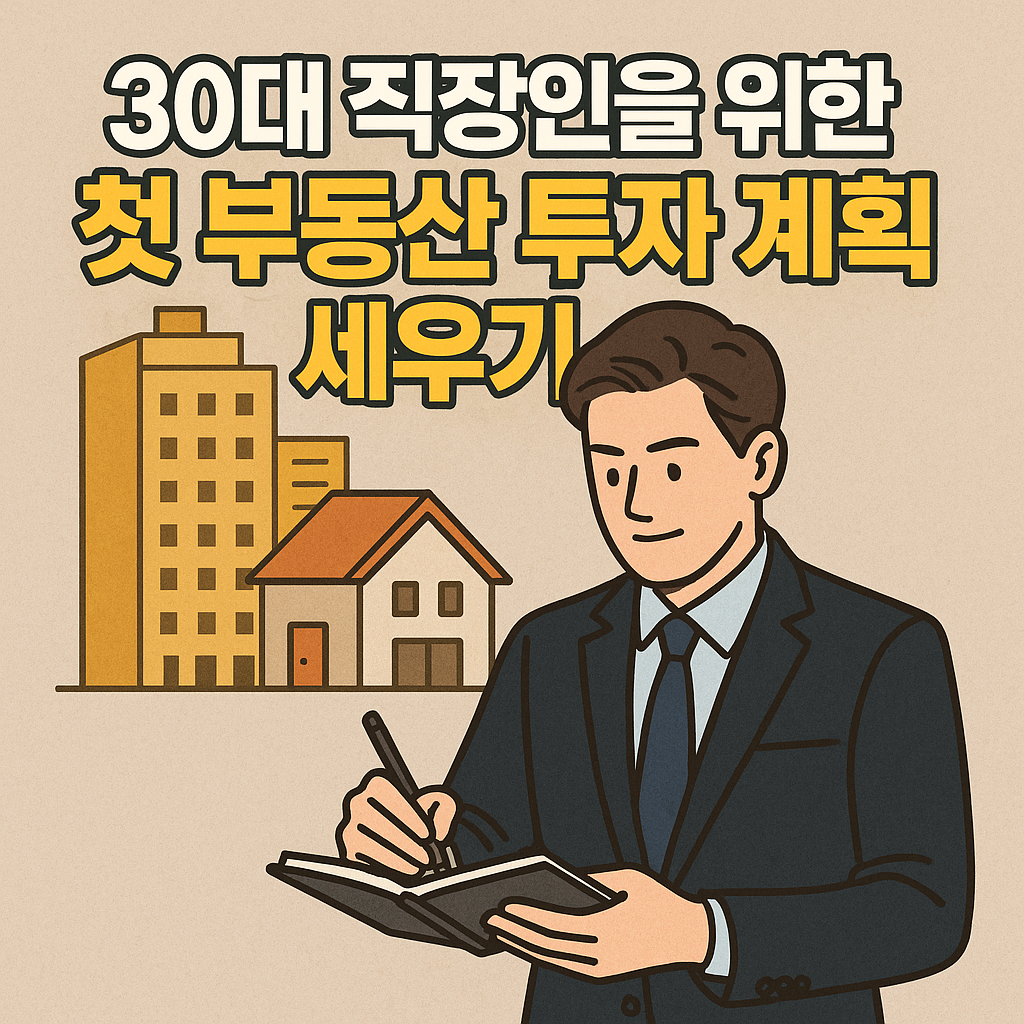 30대의 첫 부동산 투자 계획 세우기