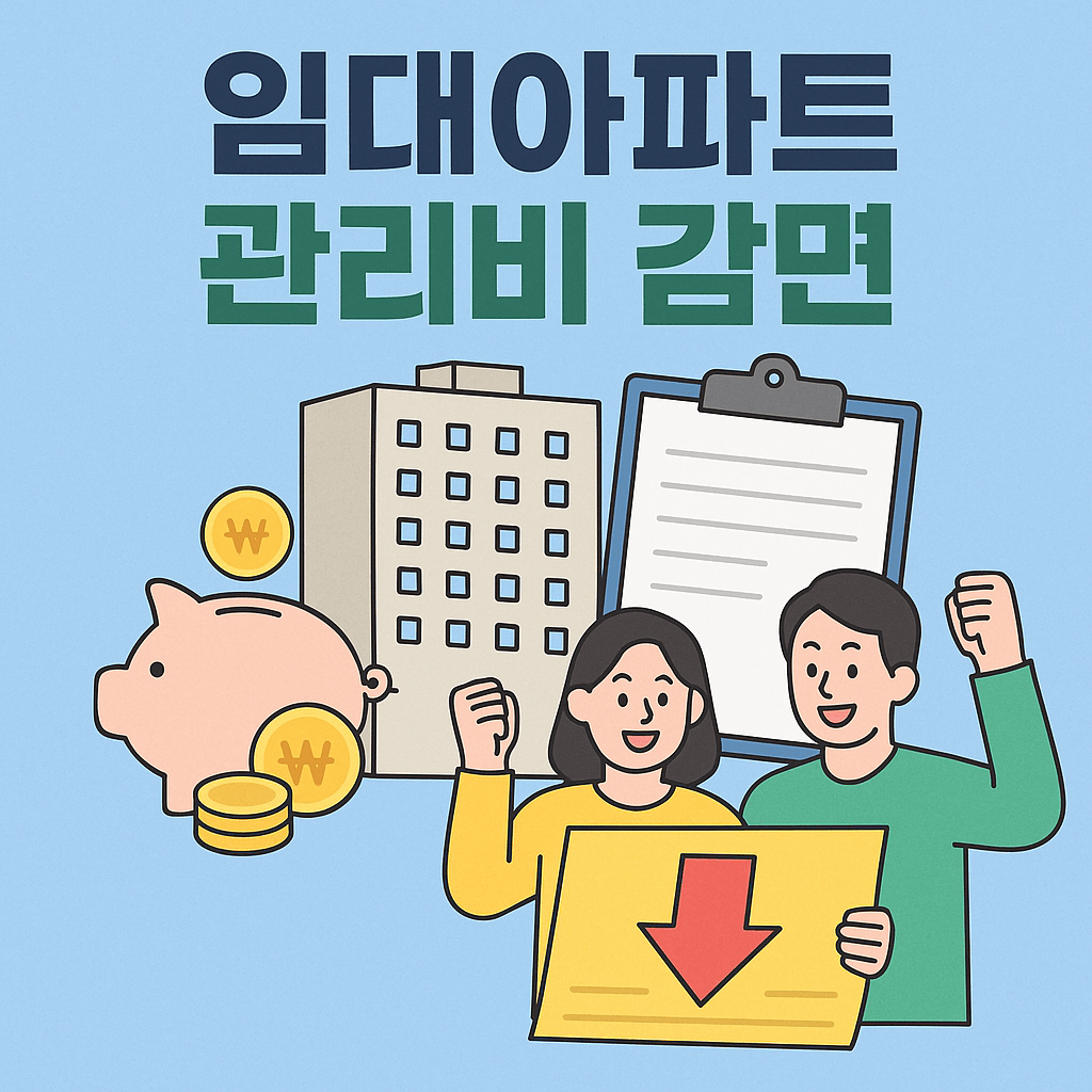 임대아파트 관리비 감면