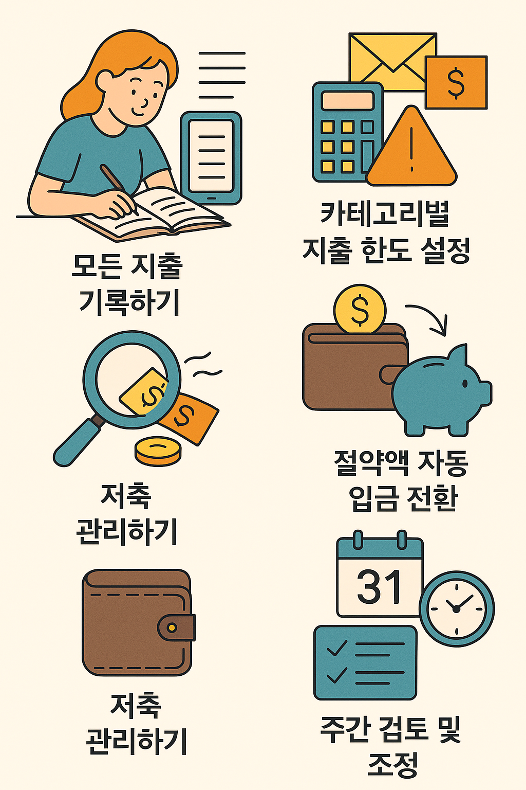 지출 분석으로 돈 모으는 기술