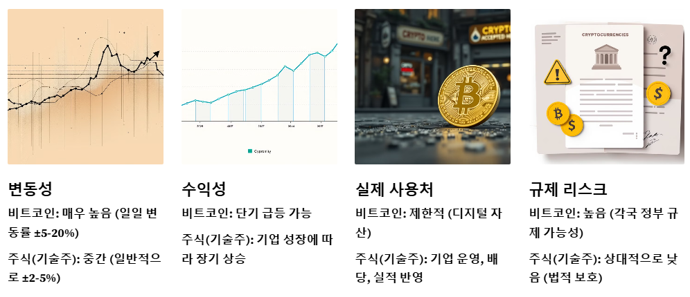비트코인과 위험자산 비교