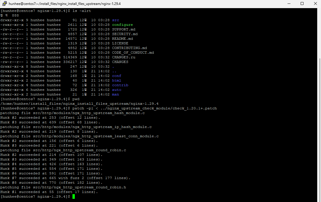 nginx_upstream_check_module 설치