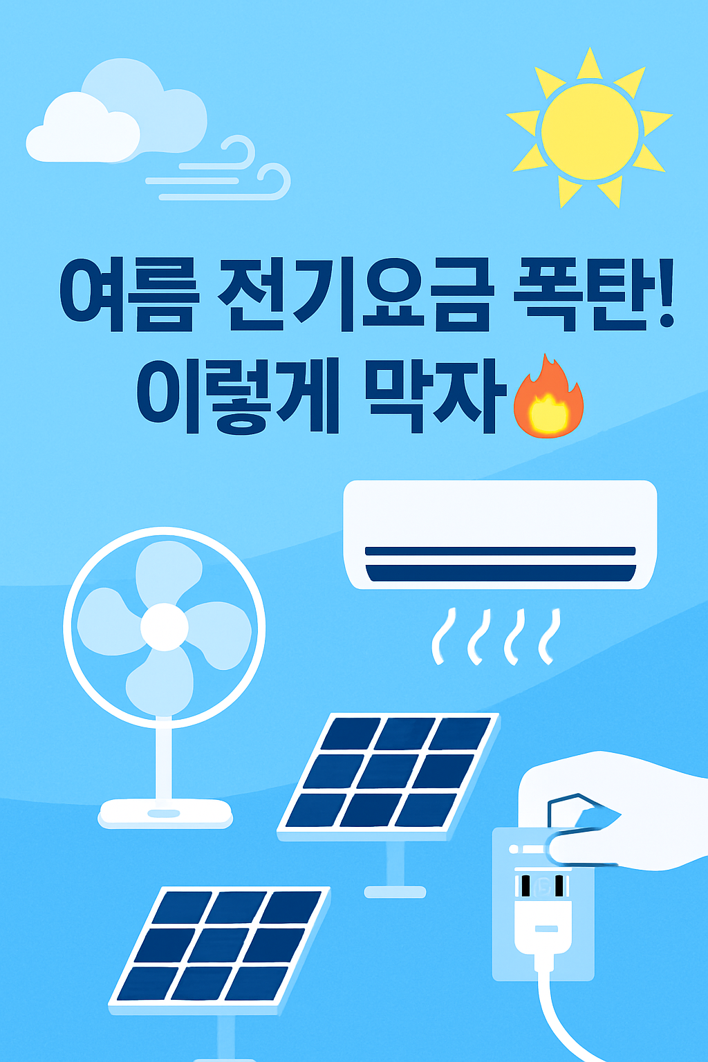 여름철 전기요금 줄이는 법 총정리
