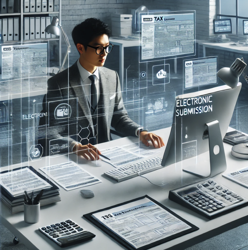 전자세금 양식을 사용하는 전문가