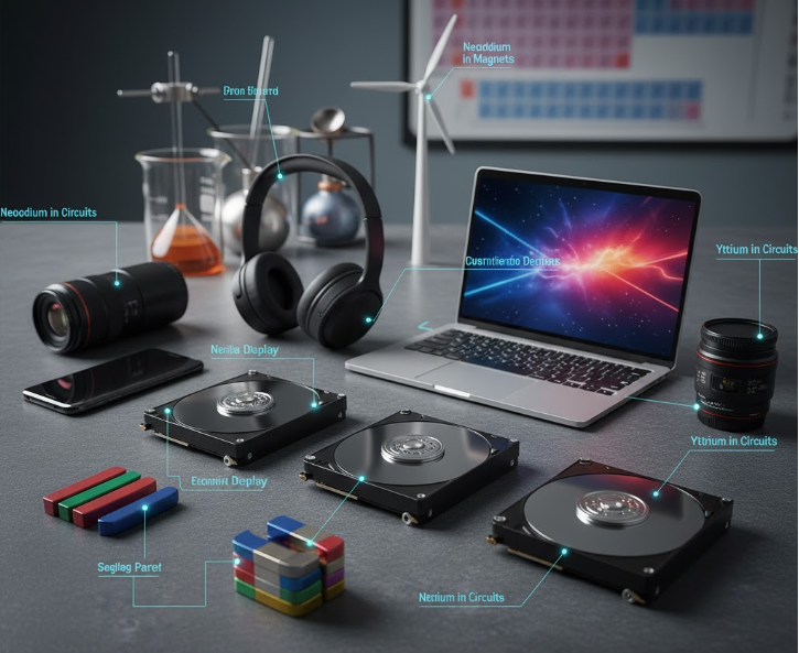 희토류가 활용된 제품