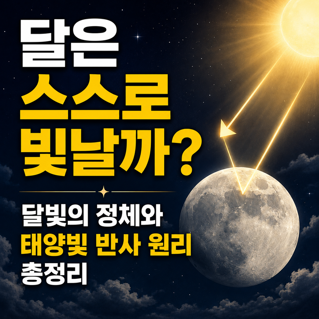 달은 스스로 빛날까?