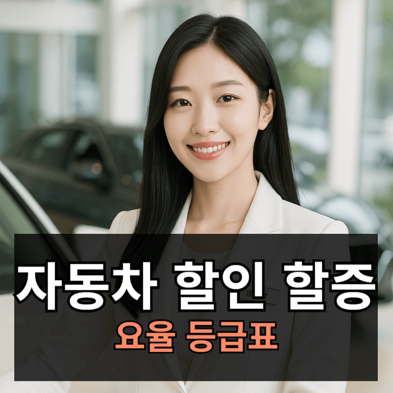 자동차보험 할인 할증 요율 등급표ㅣ교통법규위반 할증 기준 총정리