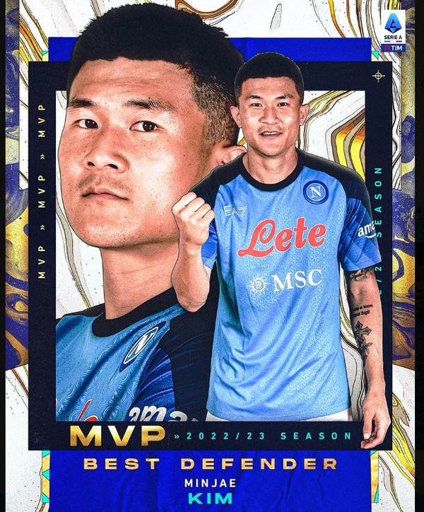 최우수 수비수 김민재